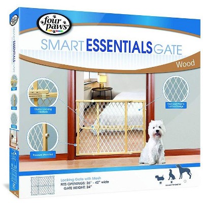 Four Paws Smart Essentials Wood Gate- DS
