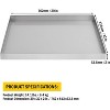 Coucheta Heavy-Duty Leak-Proof Washing Machine Pan, No-Drain Stainless Steel Tray with Anti-Vibration Feet for Washer & Dryer, Multi-Size - 2 of 4