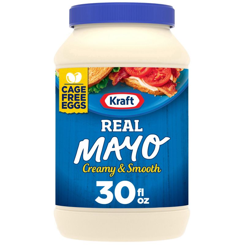 Kraft Real Mayonnaise 30 fl oz, 1 of 24