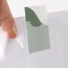 Vertical Label Holder 3.54"x1.38" Clear 40 Pcs - 4 of 4