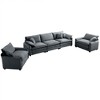 3-Piece Sofa Set with Cushions & Pillows - 3 of 4
