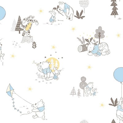 Disney Winnie The Pooh Playmates Peel and Stick Wallpaper - RoomMates