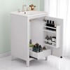 Mshliw 20.3 Inch Bathroom Vanity with Sink, Freestanding Cabinet with Soft Close Door, Drawer and Door Shelf - 2 of 4