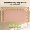 KeaBabies Lyra Muslin Crib Sheets for Boys, Girls, 2pk 52x28 Cotton Baby Crib Mattress Sheets Fitted, Soft, Breathable - 4 of 4