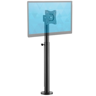 Black Adjustable POS Monitor Mount with Cable Management