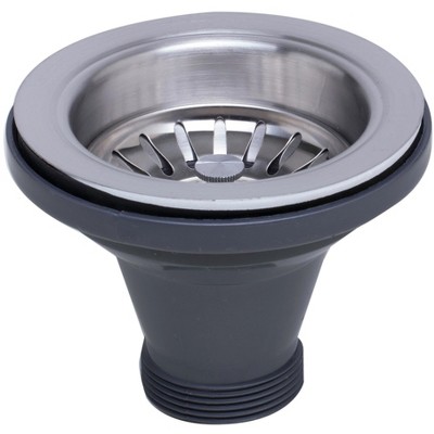 ALFI ABST35-BSS Brushed Stainless Steel 3 1/2Inch Basket Strainer Drain