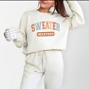 Simply Sage Market Varsity Sweater Weather Lightweight Garment Dyed Sweatshirt - 2 of 4