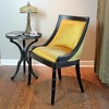 Design Toscano Emperor Caesar Neoclassical Swing Back Side Chair - 2 of 4