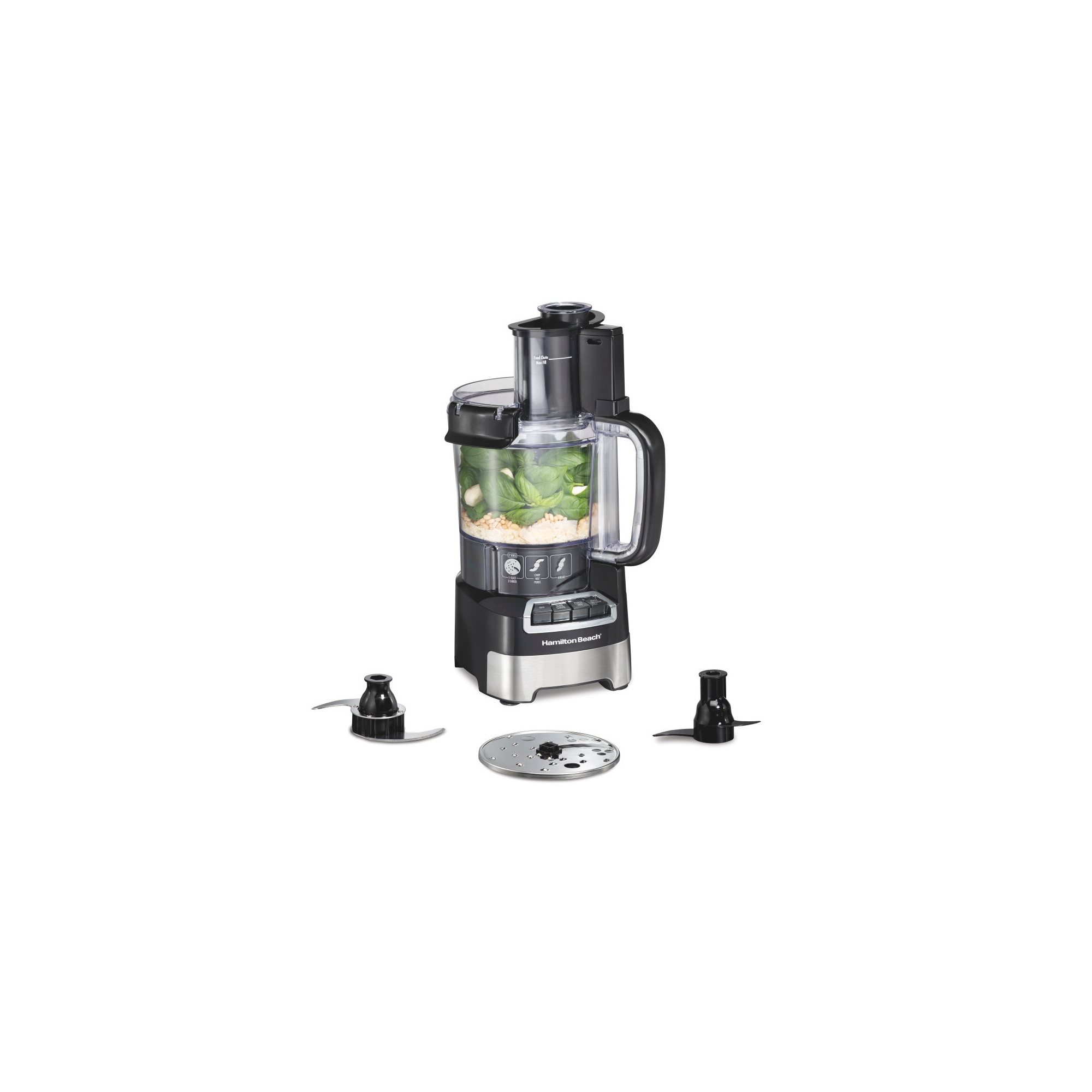 Hamilton Beach 12 Cup Stack and Snap Food Processor