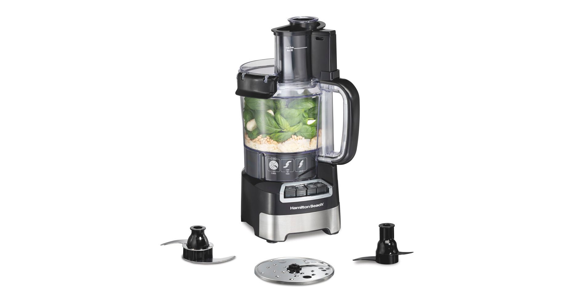 Hamilton Beach 12 Cup Stack and Snap Food Processor