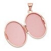 Black Bow Jewelry 14k Rose Gold 21mm Polished Oval Locket - 4 of 4
