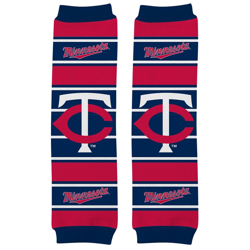 Baby Fanatic Officially Licensed Toddler & Baby Unisex Crawler Leg Warmers - MLB Minnesota Twins, 2 of 7