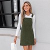 Women's Corduroy Square Neck Overall Dress - Cupshe - 4 of 4