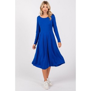 WEST K Women's Charlee Long Sleeve A-line Knit Dress with Pockets - 1 of 4