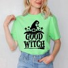 Simply Sage Market Women's Good Witch Broom Short Sleeve Garment Dyed Tee - 2 of 4