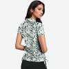 Calypsa Women's Half-Zip Short Sleeve Rashguard UPF 50+ Adele Swim Top - 2 of 2