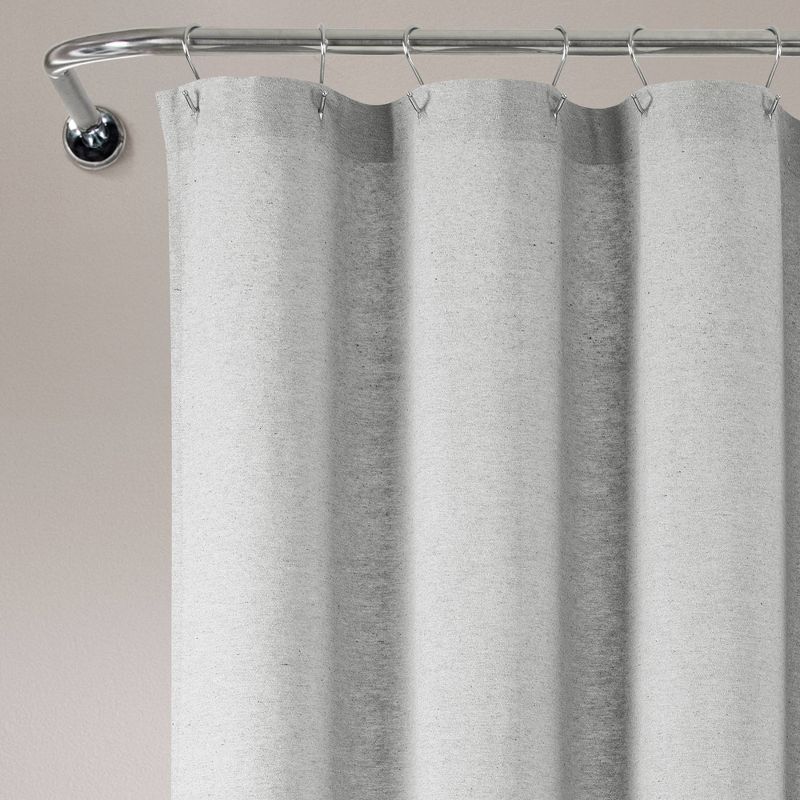 72"x72" Boho Polka Dot Yarn Dyed Eco Friendly Recycled Cotton Shower Curtain - Lush Décor, 2 of 5
