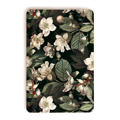 Burcu Korkmazyurek Dark Garden IX Cutting Board Rectangle - Deny Designs