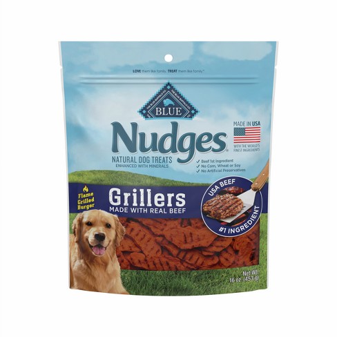 Blue Buffalo Nudges With Beef Grillers Natural Dog Treats - 16oz : Target