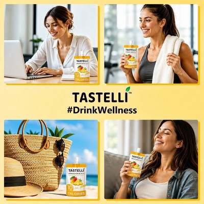 TASTELLI Konjac Jelly Mango Pineapple Pouches - 20.28 fl oz/4ct