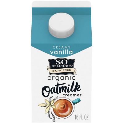 So Delicious Dairy Free Vanilla Oatmilk Creamer - 1pt