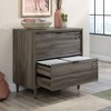 Sauder Clifford Place Lateral File Jet Acacia: Modern Style, 2-Drawer, Lockable, Laminated Finish, Metal Hardware - 2 of 4