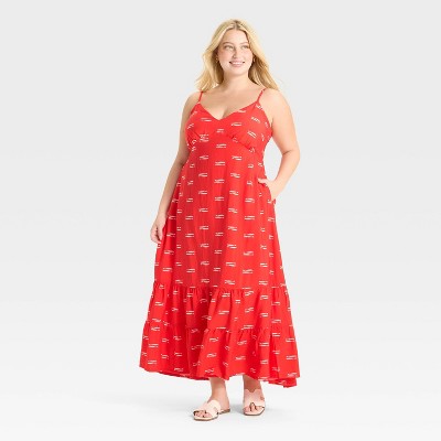 Women's Open Back Maxi Dress - A New Day™