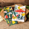 Transpac Cotton Mushroom Garden Towel Set of 2 Home Decorations Spring - 2 of 2