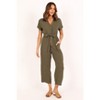 Petal and Pup Womens Archie Jumpsuit - Olive 8 - 2 of 4
