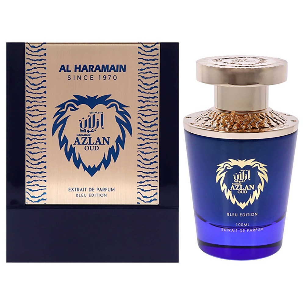 Al Haramain Azlan Oud Bleu Men's EDP Spray - 3.33 fl oz