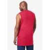 KingSize Men's Big & Tall Shrink-Less Longer-Length Lightweight Muscle Pocket Tee - 3 of 4