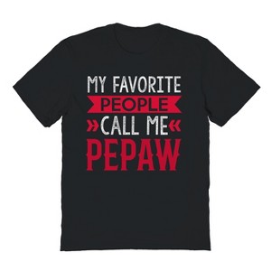 Rerun Island Men's My Favorite People Short Sleeve Graphic Cotton T-Shirt - 1 of 3