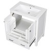 NicBex Bathroom Vanity with Sink, Morden Bathroom Cabinet Storage with 1 Functional Drawers and 1 Spacious Cabinet for Bathroom - 2 of 4