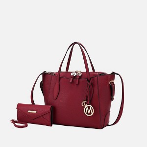 MKF Collection Bruna Vegan Leather Women’s Tote Bag with Wallet by Mia K - 1 of 4