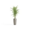Ecopots Stockholm High Durable Modern Round Indoor/Outdoor Recycled-Based Composite Flower Pot Planter - 4 of 4