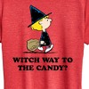 Women's - Peanuts - Witch Way To The Candy Short Sleeve Graphic T-Shirt - 2 of 4