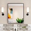 24"x30" Elise Bathroom Medicine Cabinet with Mirror, Surface or Recessed Mount, Adjustable Tempered Glass Shelves, Reversible BlackL - 4 of 4