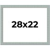PosterPalooza | Refined Blue Picture Frame - UV Acrylic, Backing Board, Hanging Hardware Included - 2 of 4
