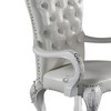 Acme Furniture 26" Dresden Dining Chairs Bone White Finish: Leather Upholstery, Wood Frame, No Assembly Required - 2 of 4