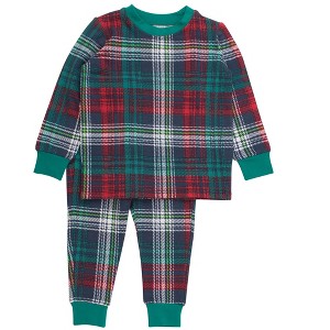 RuffleButts Gender Inclusive Modal Blend Long Sleeve Pajama Set - 1 of 2