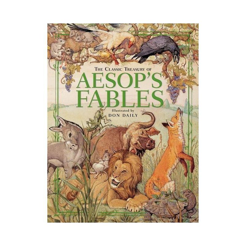 The Classic Treasury of Aesop's Fables - (Hardcover), 1 of 2