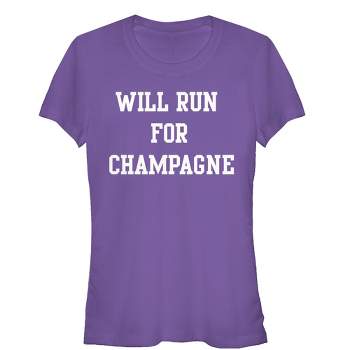 CHIN UP Will Run For Champagne T-Shirt