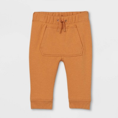 Baby Knit Jogger Pants - Cat & Jack™ Brown Newborn