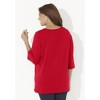 Catherines Women's Plus Size Suprema Studio Double-Ring Tee - 3 of 4