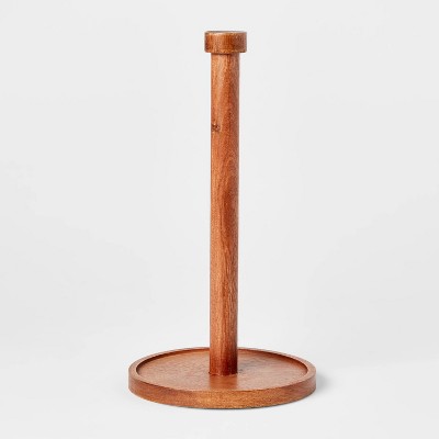 Wood Paper Towel Holder Black - Threshold™ : Target