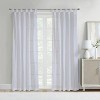 Habitat 85% Polyester 15% Cotton Crushed Sheer Crinkle Textured Solid Rod Pocket Curtain Panel White - 2 of 4