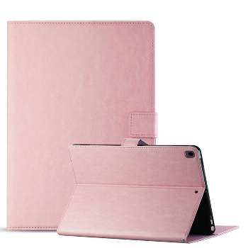 Reiko Leather Folio Cover Protective Case for 10.2" iPad 8 2020 or iPad 7 2019