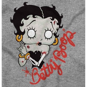 Betty Boop Zombie Cartoon Skeleton Women Crewneck Sweatshirt Brisco Brands - 1 of 4