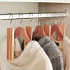 Household Essentials Cedar Hang Ups Natural: Eastern Red Cedar Blocks for Closets, Moth Repellent, 1 Piece Set - 2 of 4