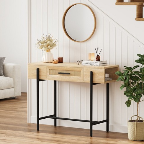 Sofa console table store with drawers